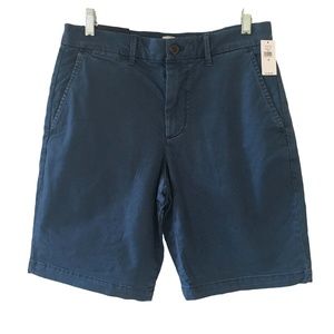 Gap Men’s Flat Front 10" Shorts 30 Navy Blue